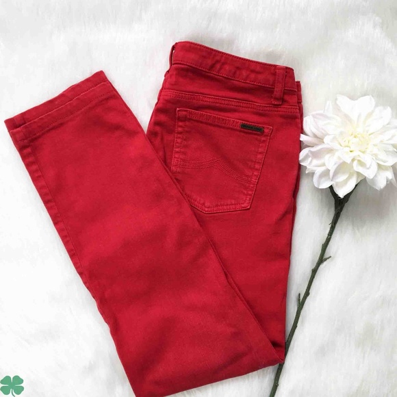 Michael Kors Denim - Michael Kors Red Boot  Cut Jeans Size 8